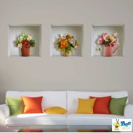 Vidám vázák - 3D hatású matrica