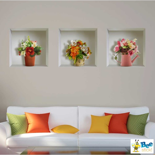 Vidám vázák - 3D hatású matrica