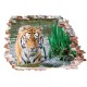 Tigris - 3D hatású matrica