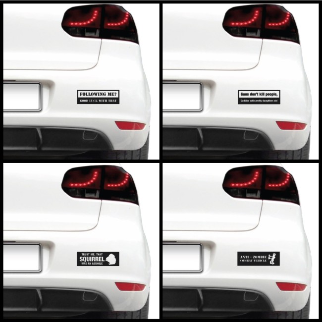 Autós matrica - Mogorva (csomag)