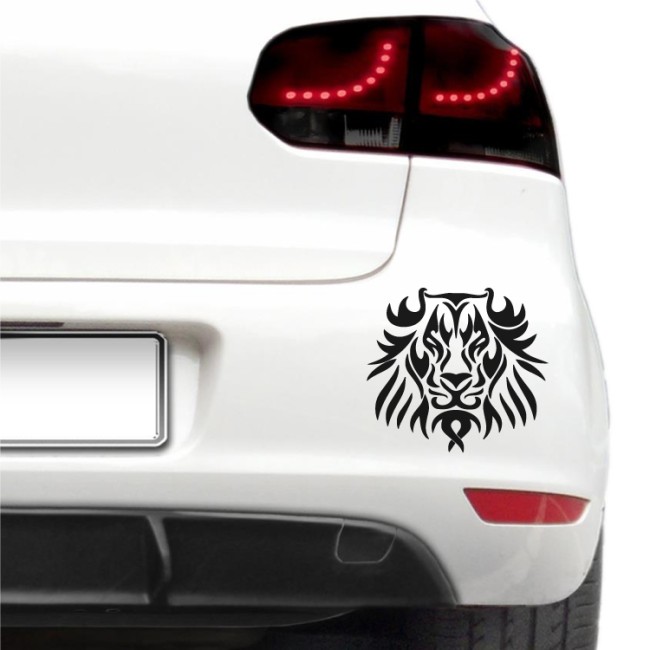 Autós matrica - Tribal oroszlán