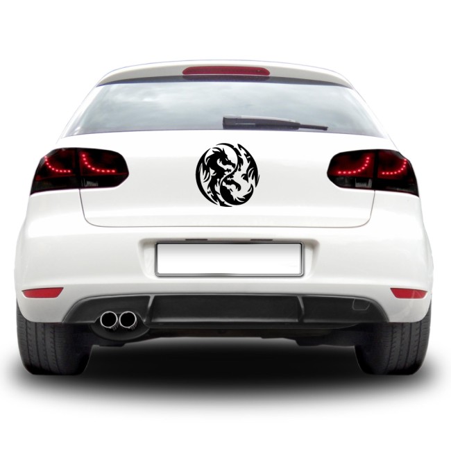 Autós matrica - Tribal sárkány 2