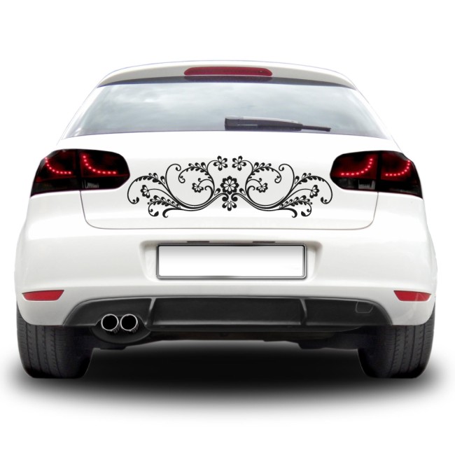 Autós matrica - Virágözön