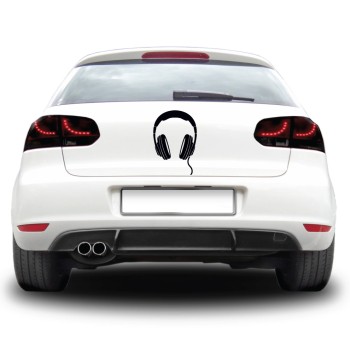 Autós matrica - Fejhallgató