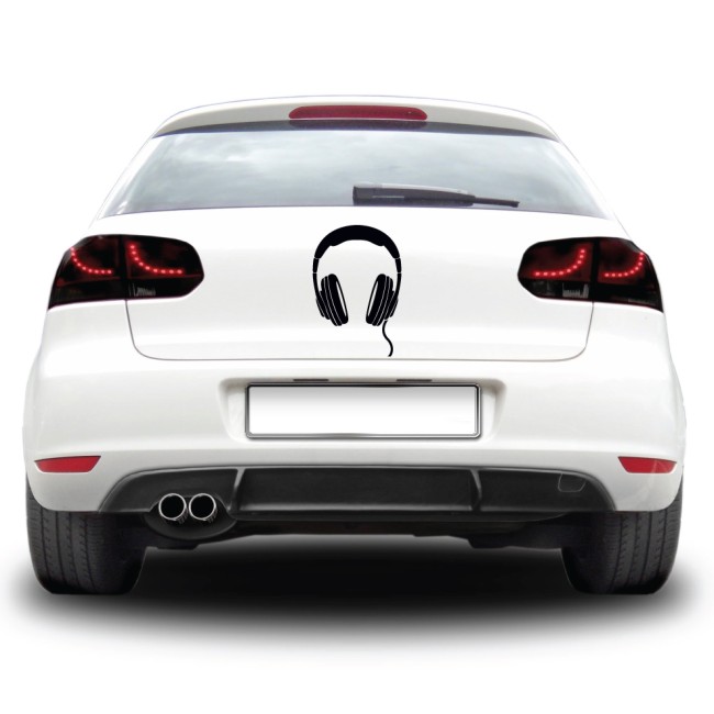 Autós matrica - Fejhallgató