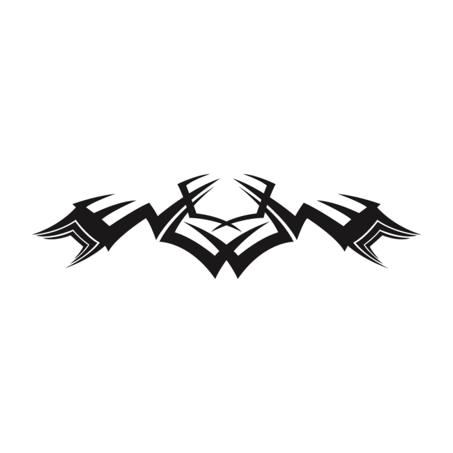 Autós matrica - Tribal villám