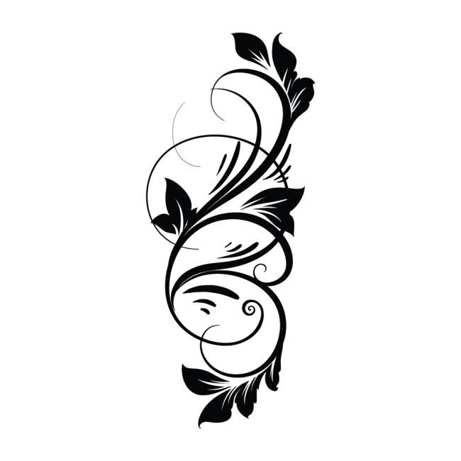 Autós matrica - Futó levelek