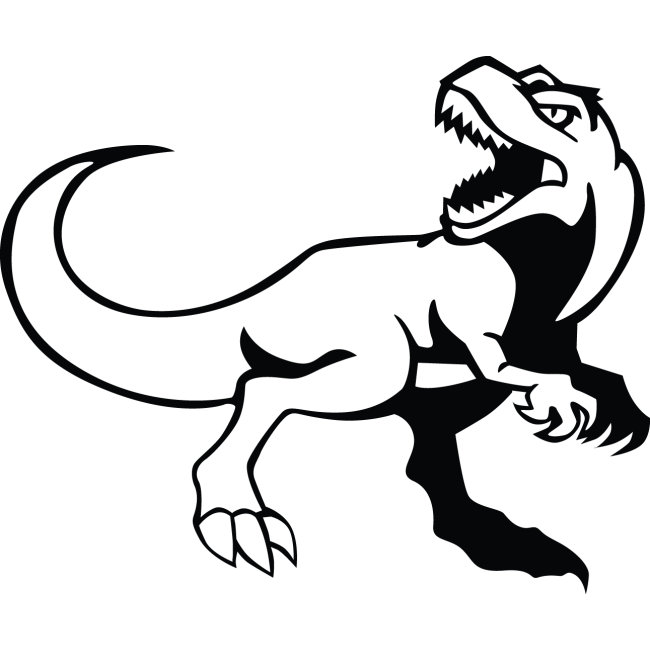 Autós matrica - Dinoszaurusz