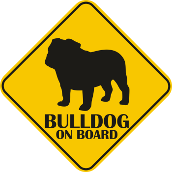 Autós matrica - Bulldog matrica