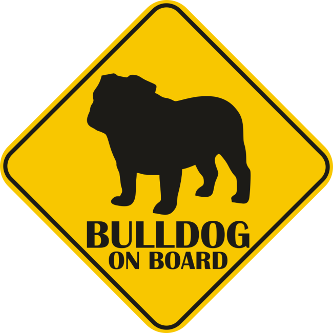 Autós matrica - Bulldog matrica