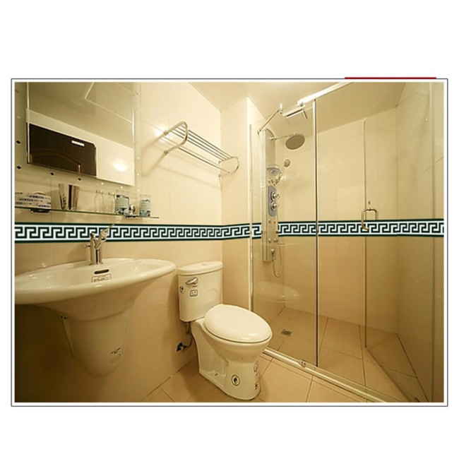 Görög motívum - Zöld - Bordűr matrica