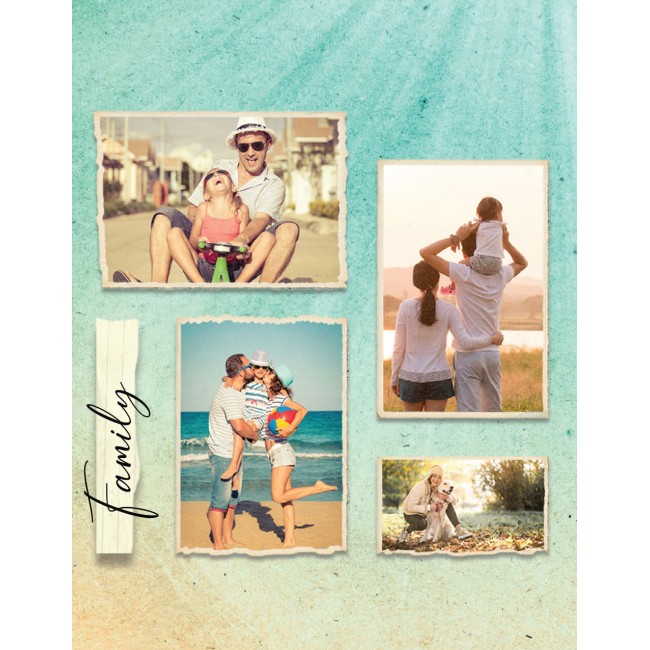 Family - 35x45 cm - Egyedi Vászonkép