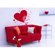 A szív - Falmatrica / Faltetoválás