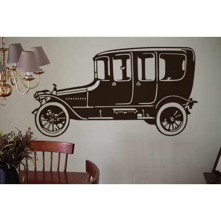 Stílusos oldtimer autó - Falmatrica / Faltetoválás