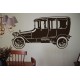 Stílusos oldtimer autó - Falmatrica / Faltetoválás