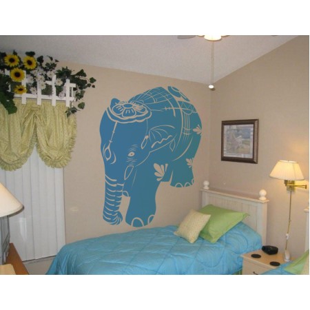 Indiai elefánt - Falmatrica / Faltetoválás