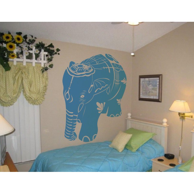 Indiai elefánt - Falmatrica / Faltetoválás
