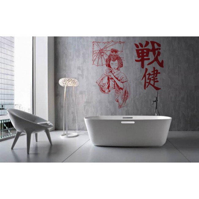 Kínai hölgy - Falmatrica / Faltetoválás