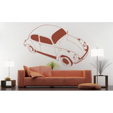 Volkswagen bogár - Falmatrica / Faltetoválás