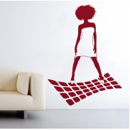 Táncoló hölgy - Falmatrica / Faltetoválás