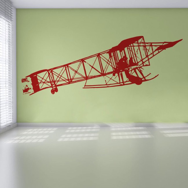 Repülőgép - Falmatrica / Faltetoválás
