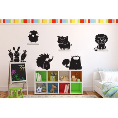 Kisállatok (csomag) - Falmatrica / Faltetoválás