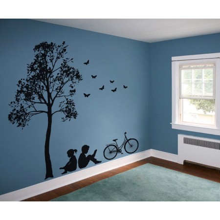 Pihenés a fa alatt - Falmatrica / Faltetoválás