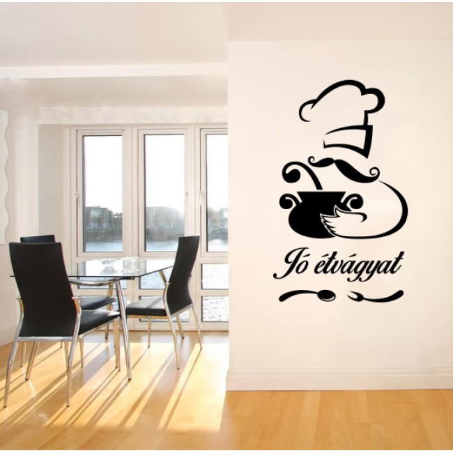 Jó étvágyat - Falmatrica / Faltetoválás -