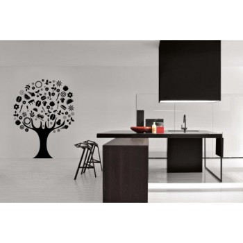 Eledel fa - Falmatrica / Faltetoválás -