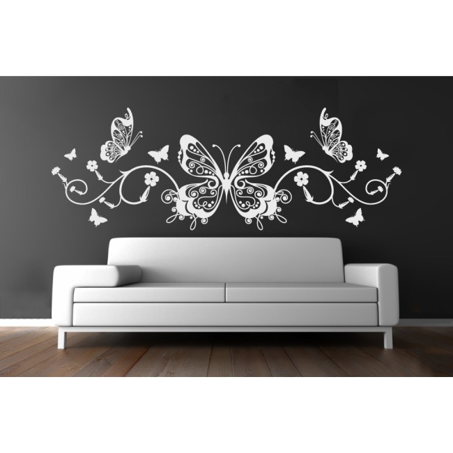 Óriás pillangó - Falmatrica / Faltetoválás