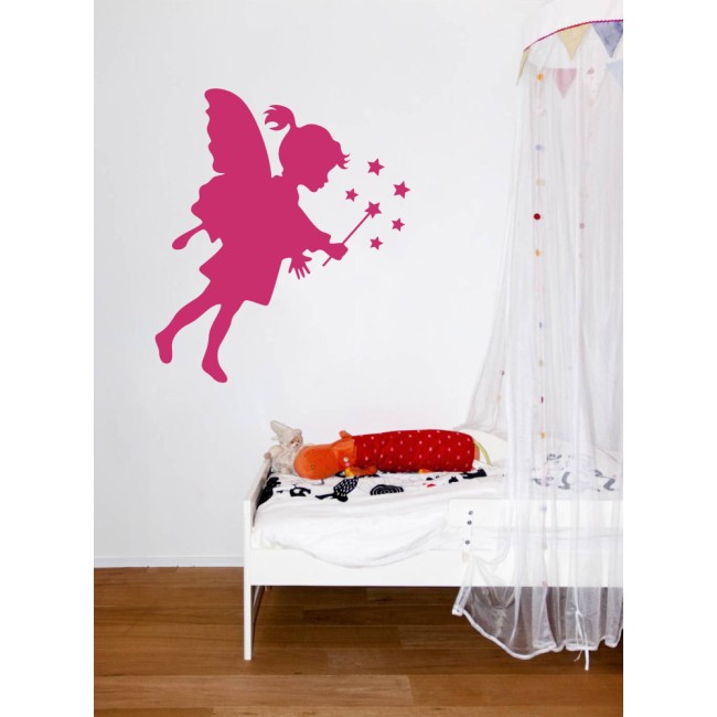 Tündérke varázspálcával - Falmatrica / Faltetoválás