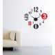 Színes óra (MultiColor) + Falióra - Falmatrica / Faltetoválás