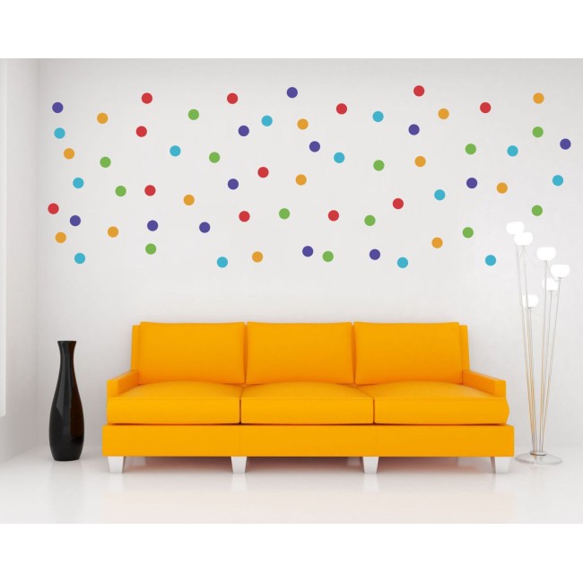 Pontok - Színes matrica csomag