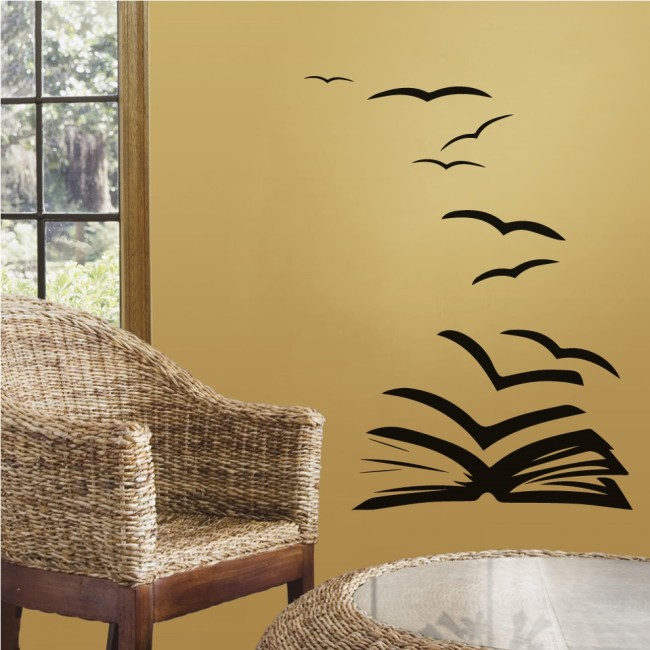 Az írás is elszáll - Falmatrica / Faltetoválás