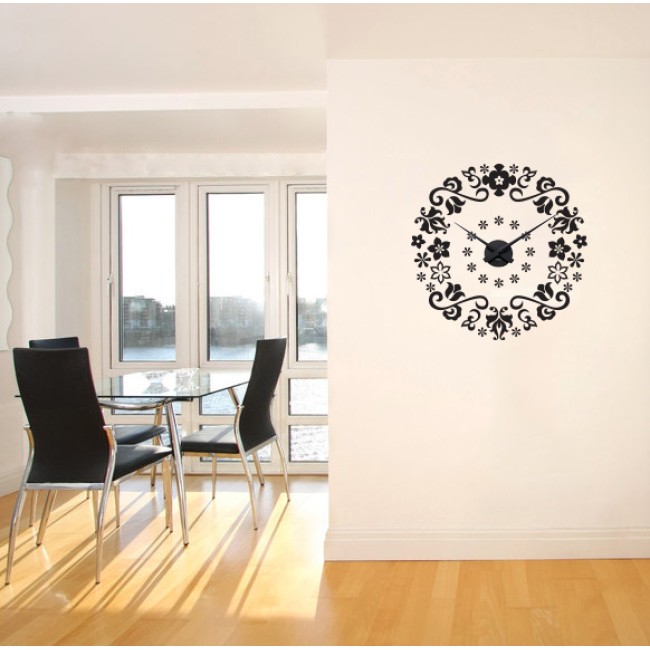 Virágmotívumos óra