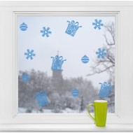 Karácsonyi motívumok - Falmatrica / Faltetoválás