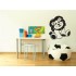Oroszlánkölyök - Falmatrica / Faltetoválás