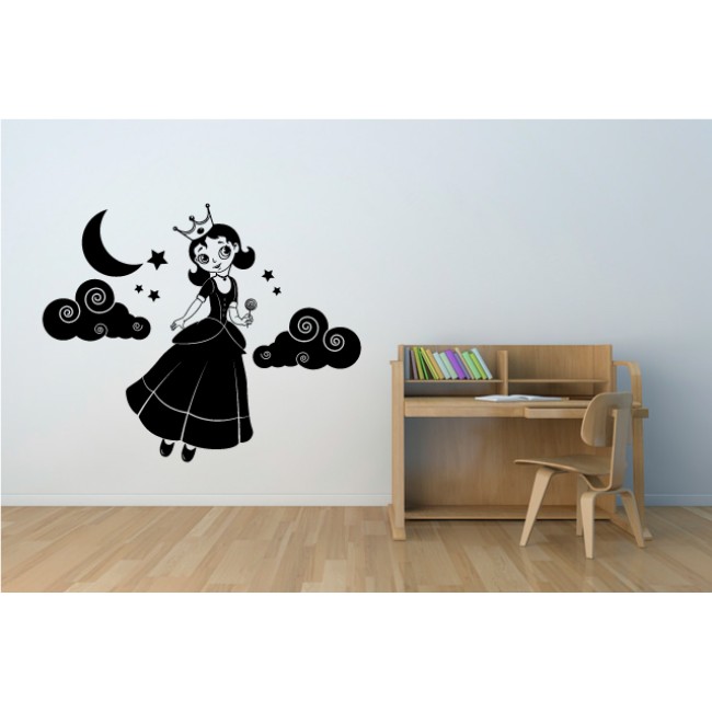 Kis hercegnő - Falmatrica / Faltetoválás
