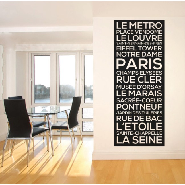 Párizs nevezetességei - Falmatrica / Faltetoválás