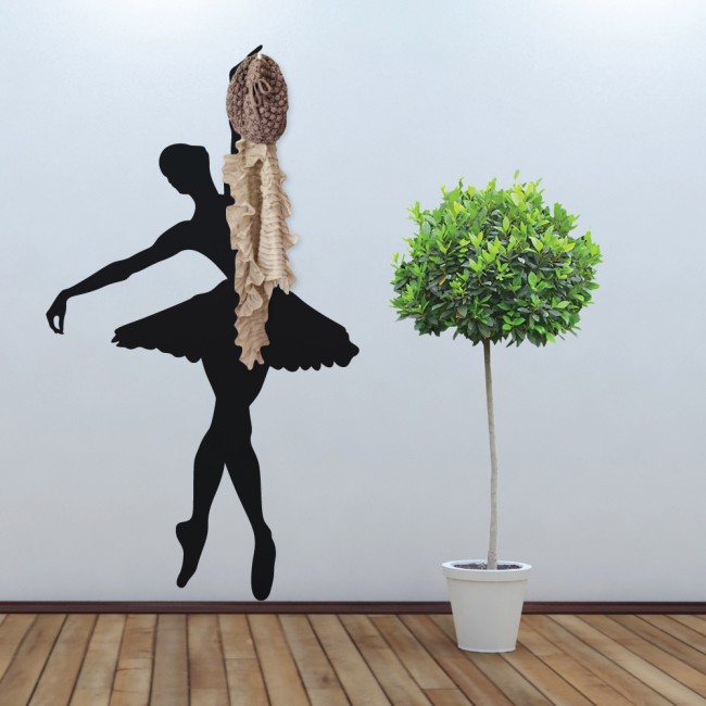 Állófogas matrica - Balerina
