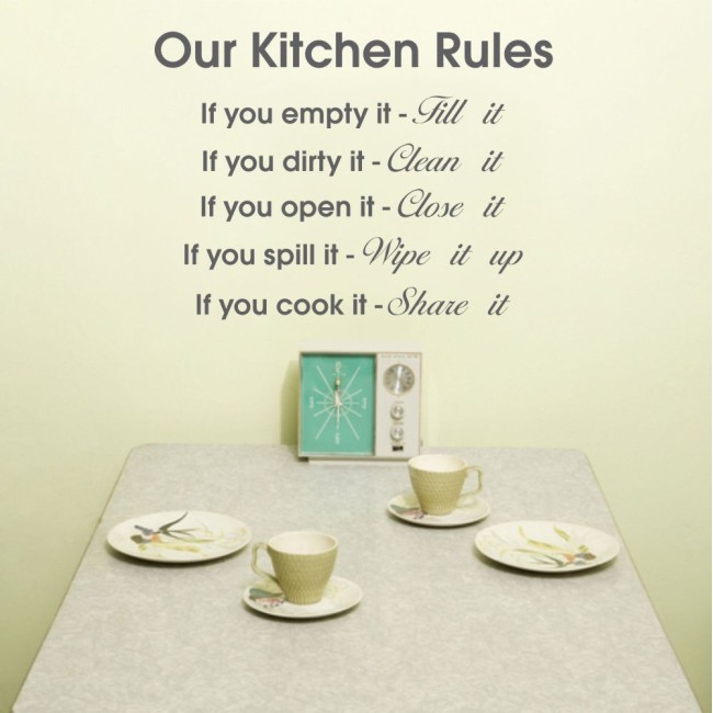 Our Kitchen Rules - Falmatrica / Faltetoválás