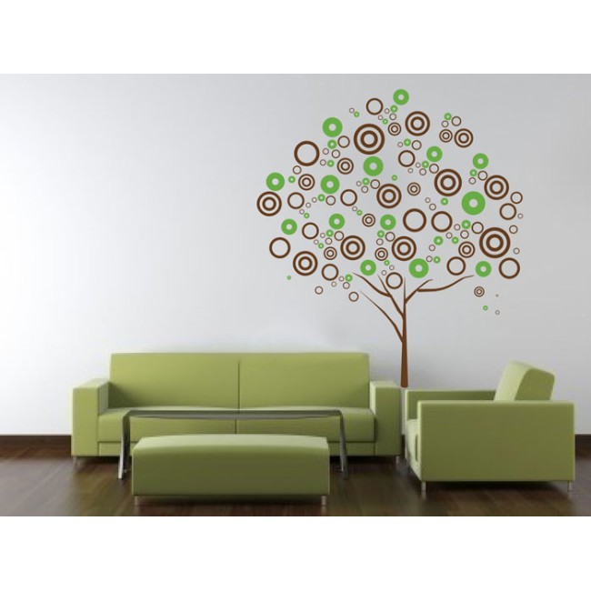 Buborékfa - MultiColor - Falmatrica / Faltetoválás