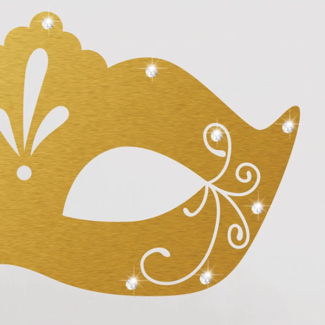 Prémium matrica - Álarc + Swarovski kristályok