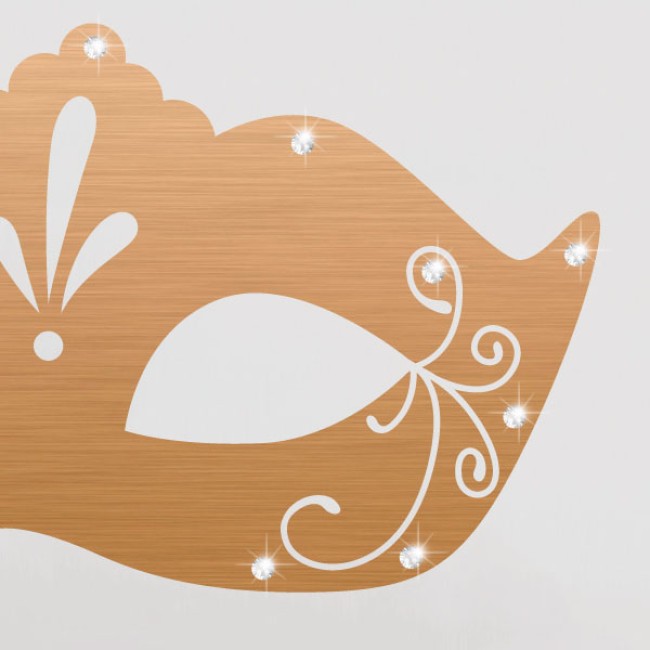 Prémium matrica - Álarc + Swarovski kristályok