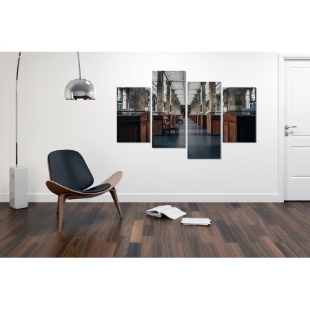 Többrészes vászonkép - A múzeumban