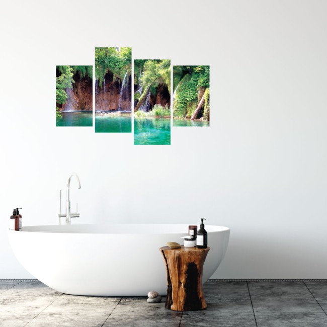 Többrészes vászonkép - Különleges vízesés