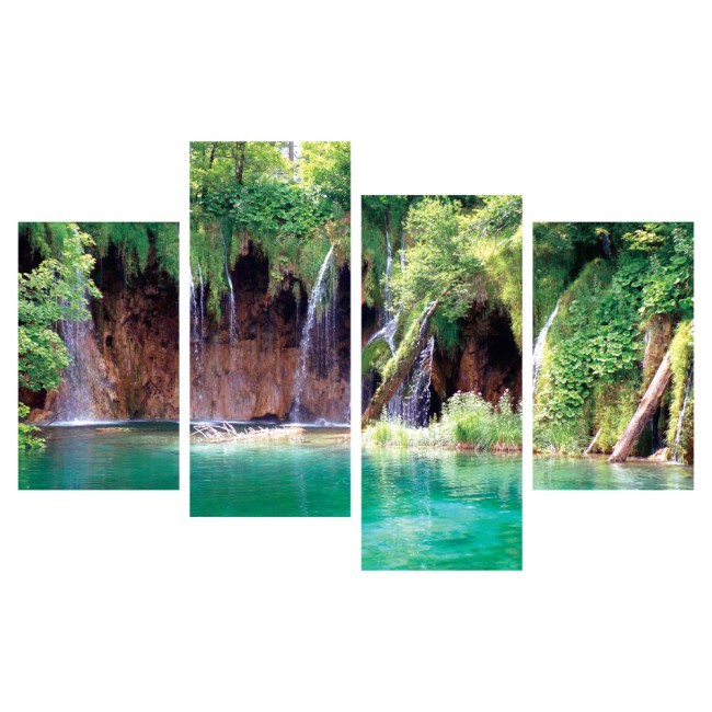 Többrészes vászonkép - Különleges vízesés