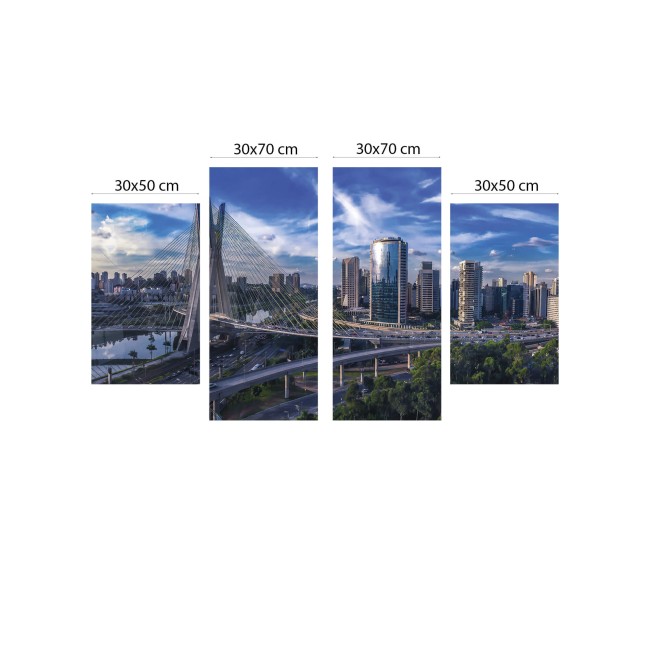 Többrészes vászonkép - Oliviera Híd