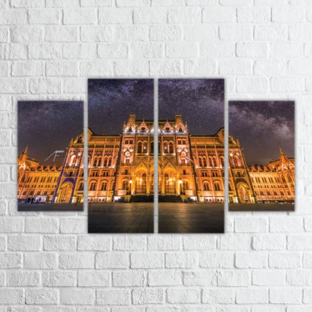 Többrészes vászonkép - Parlament közelről