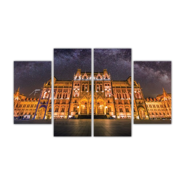 Többrészes vászonkép - Parlament közelről